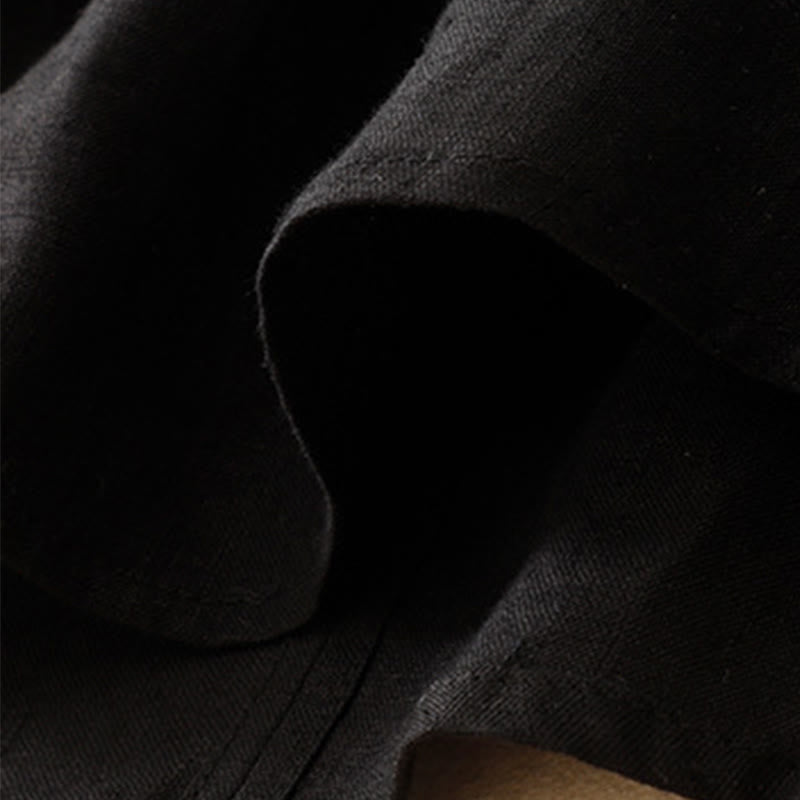 Buddha Stones 夏物カジュアルミニマルサイドスリット無地Vネックレディース半袖Tシャツ - image 13