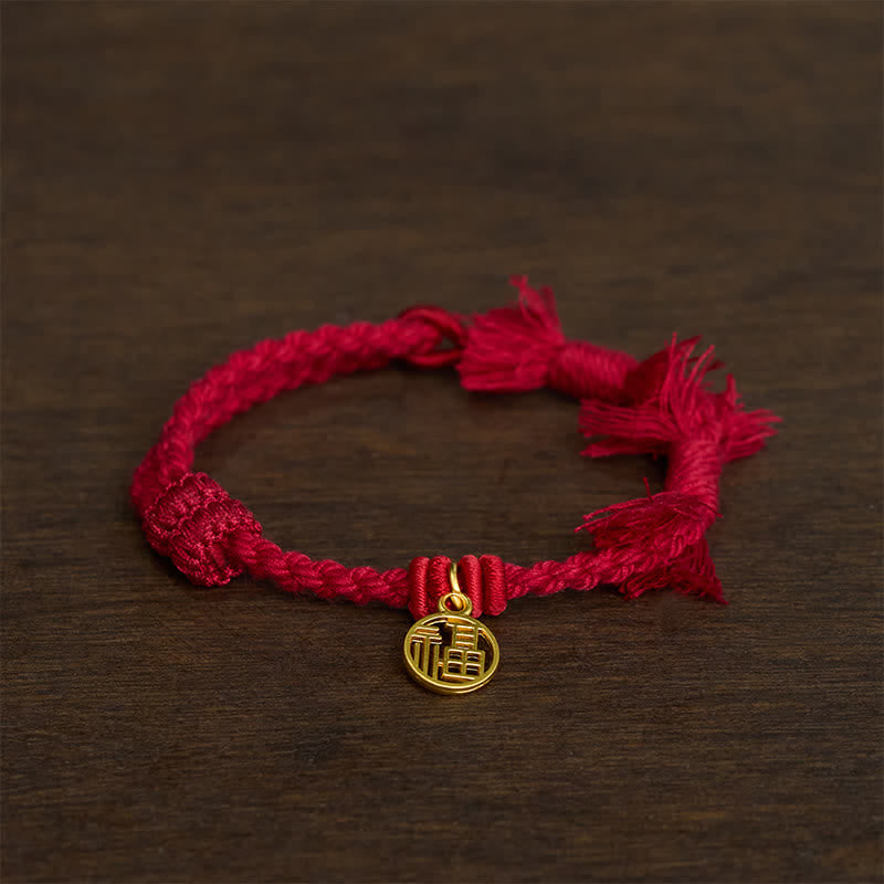Buddha Stones 銅蓮の赤紐の新しい始まりのブレスレット - image 7