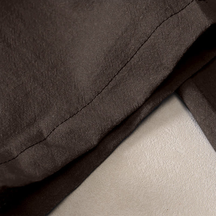 Buddha Stones 純綿素材、ナマステロータス柄、レディース用ゴムウエストパンツ（ポケット付き） - image 6