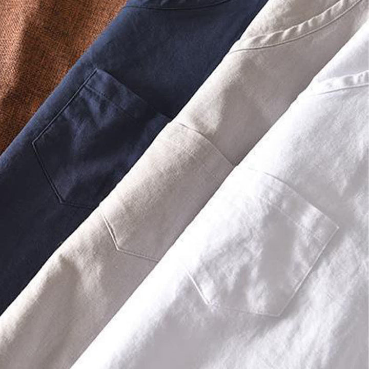Buddha Stones 夏物カジュアルミニマリスト無地タンクトップメンズノースリーブTシャツパッチポケット付き - image 15