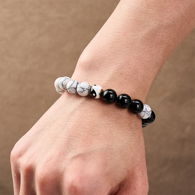 Buddha Stones 銅製陰陽バランス チベット ラウンド ブレスレット - image 11