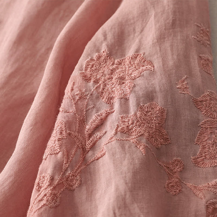 Buddha Stones刺繍入りボタンダウンレディースシャツ - image 25