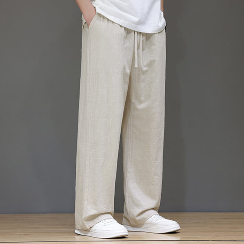 Buddha Stonesメンズ 夏用ストレートレッグパンツ（ポケット付き） - image 13