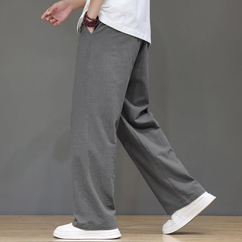 Buddha Stonesメンズ 夏用ストレートレッグパンツ（ポケット付き） - image 25