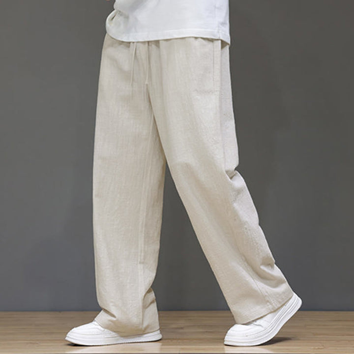 Buddha Stonesメンズ 夏用ストレートレッグパンツ（ポケット付き） - リネン - US/UK/AU46、 EU56 (5XL) - image 11