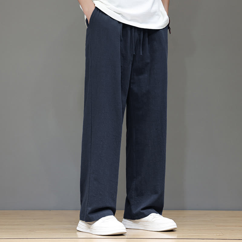 Buddha Stonesメンズ 夏用ストレートレッグパンツ（ポケット付き） - image 8