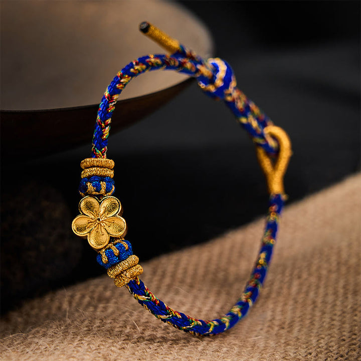 Buddha Stones 手織りストリングオーム・マニ・パドメ・フム平和ブレスレット - image 15