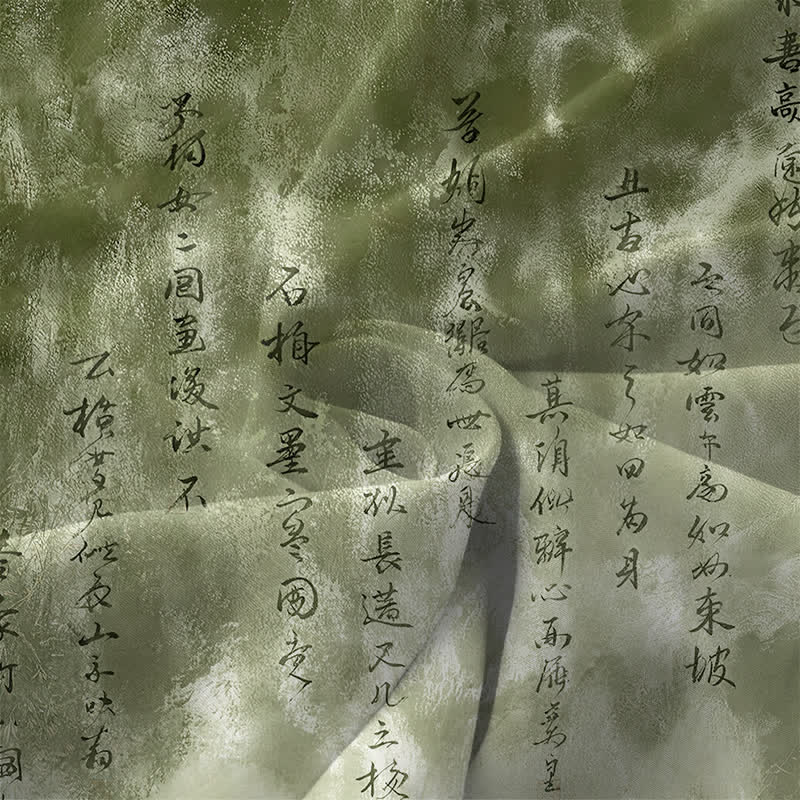 Buddha Stones 夏物カジュアル 墨竹風景柄 レディース 夏用ノースリーブミディドレス ポケット付き - image 3