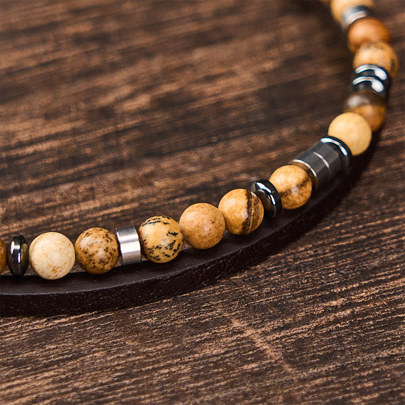 Buddha Stones ラピスラズリ・トゥルース ダブルラップレザーブレスレット - image 28
