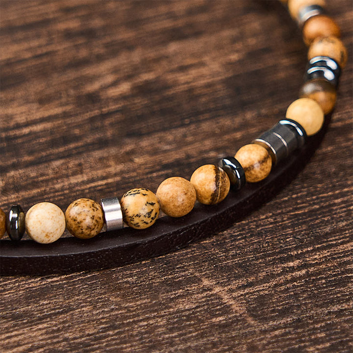Buddha Stones ラピスラズリ・トゥルース ダブルラップレザーブレスレット - image 28