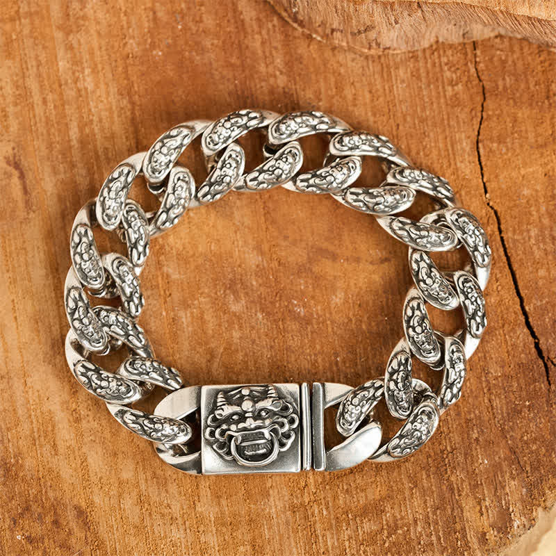 Buddha Stones ツートンカラーの銅製貔貅縁起ブレスレット - image 2