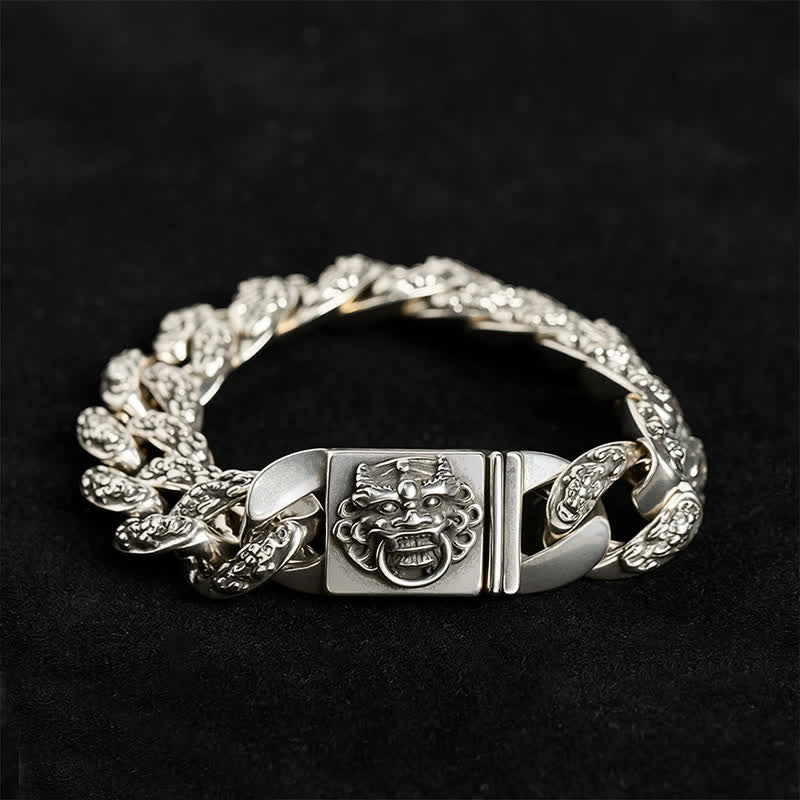 Buddha Stones ツートンカラーの銅製貔貅縁起ブレスレット - 7.5～7.9インチ（19～20cm） - image 0
