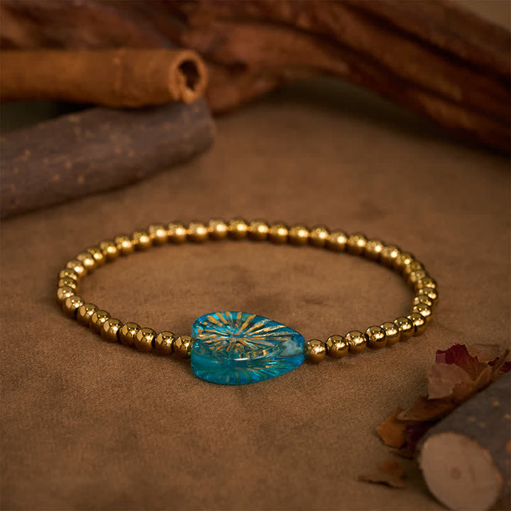 Buddha Stones チタン鋼製リュウリハートビーズ強さブレスレット - image 13