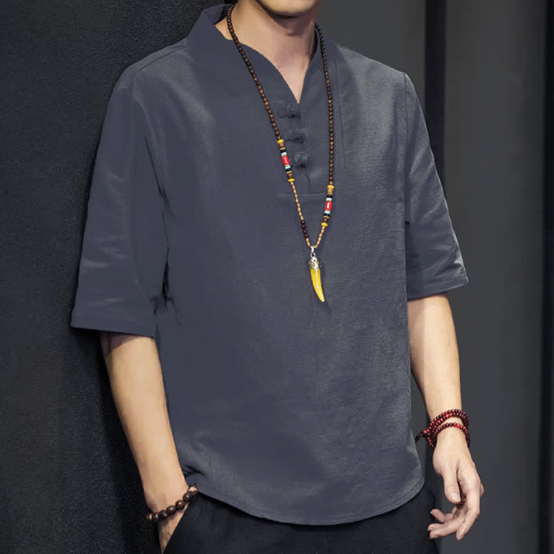 Buddha Stonesカジュアル サマー ハーフスリーブシャツ メンズ 半袖シャツ - image 21