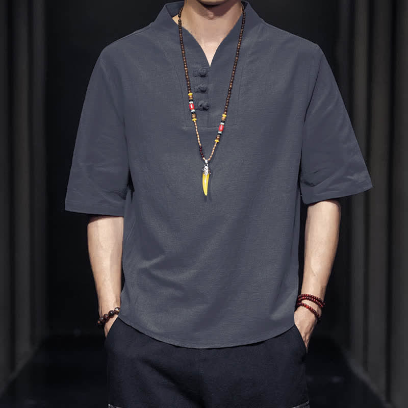 Buddha Stonesカジュアル サマー ハーフスリーブシャツ メンズ 半袖シャツ - image 17