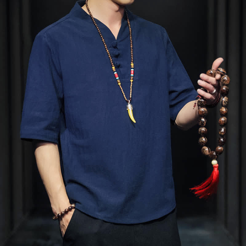 Buddha Stonesカジュアル サマー ハーフスリーブシャツ メンズ 半袖シャツ - image 29