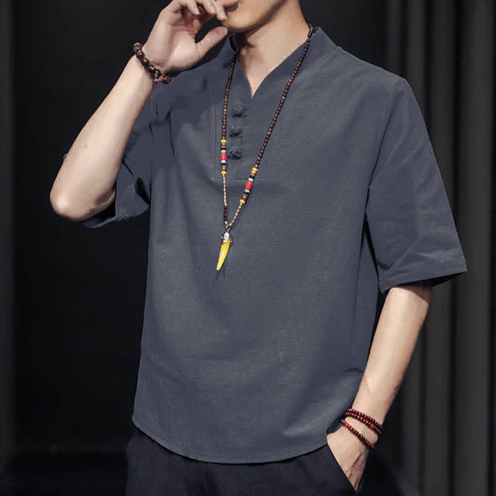 Buddha Stonesカジュアル サマー ハーフスリーブシャツ メンズ 半袖シャツ - image 22