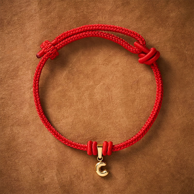 Buddha Stones チタン鋼製文字入り赤紐の信仰ブレスレット - C - 6.7～7.5インチ（17～19cm） - image 15