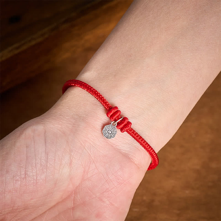 Buddha Stones 925スターリングシルバー製八卦赤紐コネクションブレスレット - image 10