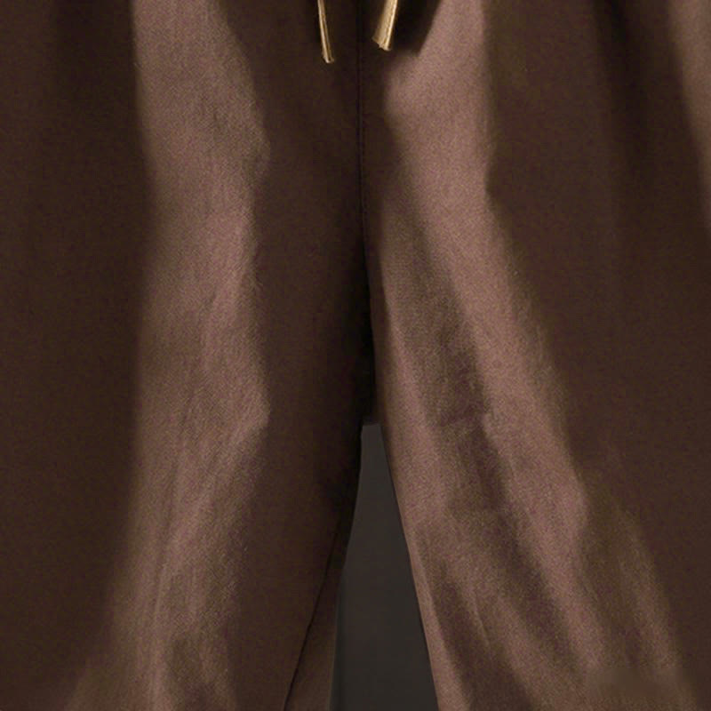Buddha Stones柄の無地レディースハーレムサーマルパンツ（ポケット付き） - image 12