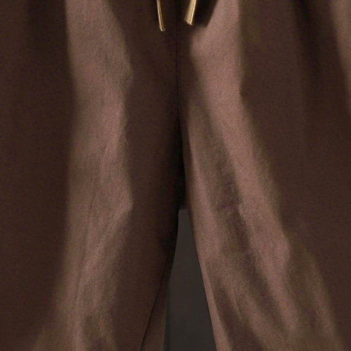 Buddha Stones柄の無地レディースハーレムサーマルパンツ（ポケット付き） - image 12