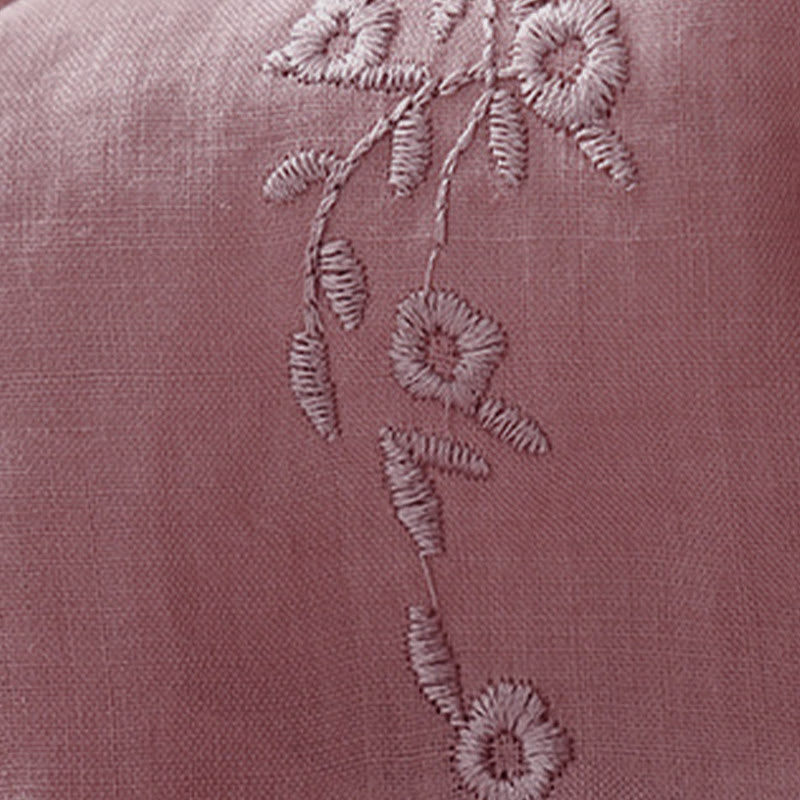 Buddha Stonesカジュアル レディース 刺繍入り花柄 Vネック ゆったり半袖シャツ - image 8