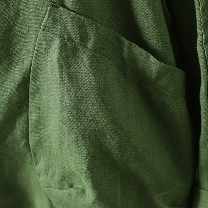 Buddha Stones無地 Vネック レディースジャケット ポケット付き - image 21