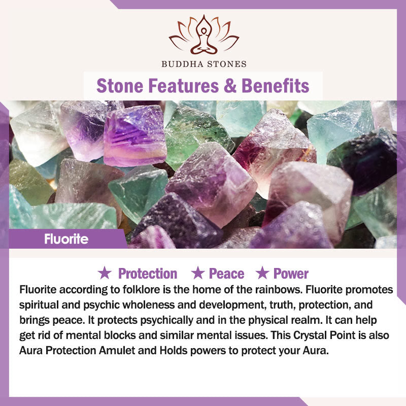 Buddha Stones 天然石クォーツ ヒーリングブレスレット