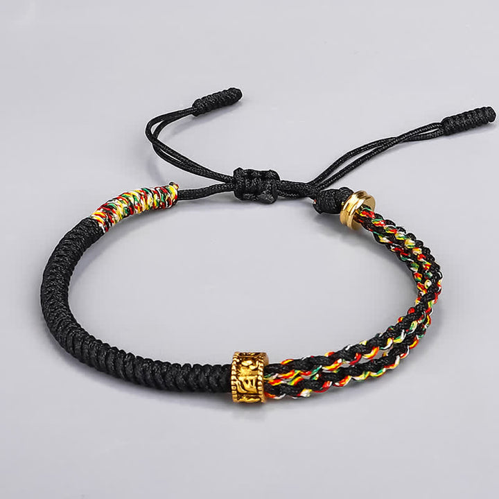Buddha Stonesオーム・マニ・パドメ・フム守護幸運ブレスレット