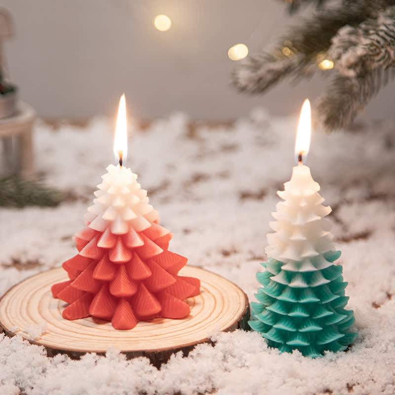 クリスマスツリーの香りのソイワックスキャンドル 家族や友人へのギフト