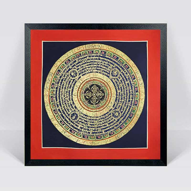 Buddha Stonesチベット 手作り タンカ 絵画 スピリチュアルな祝福 ブラインドボックス ランダムカラーパターン