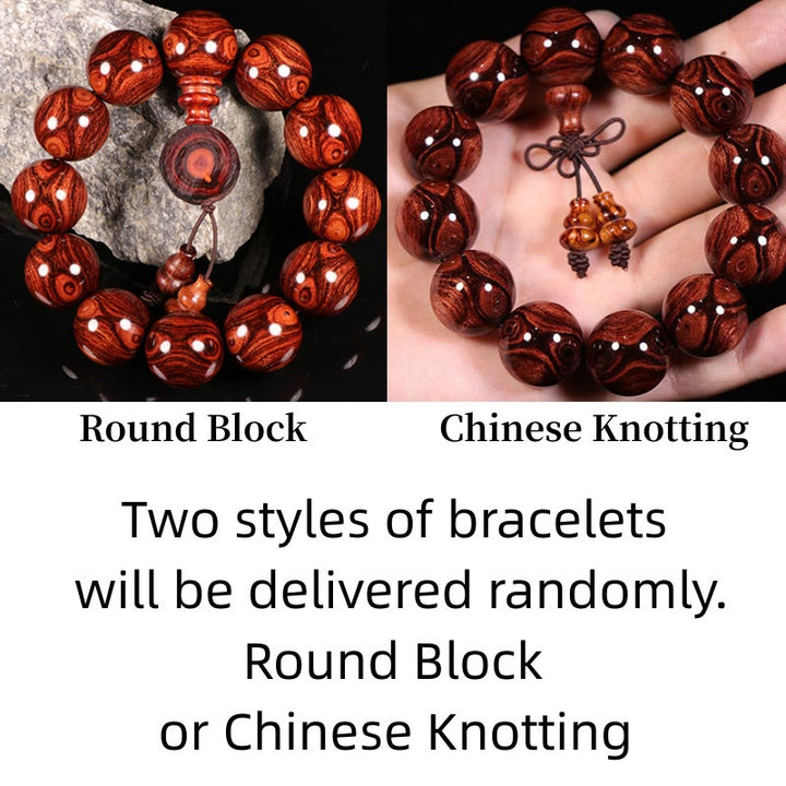 Buddha Stonesチベットローズウッド温もりブレスレット（ランダムタイプ）