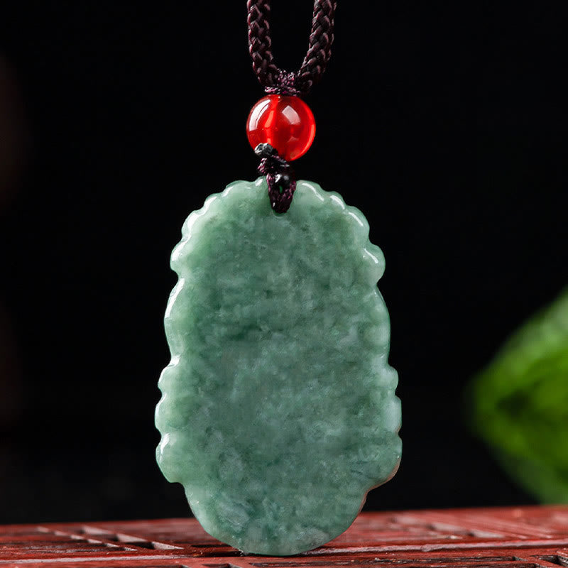 Buddha Stones天然翡翠12星座繁栄ネックレスペンダント - image 12