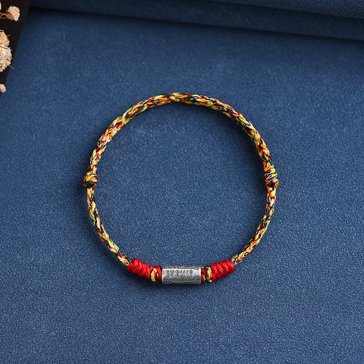 Buddha Stones手作り 925スターリングシルバー 万事うまくいくデザイン 保護力 強度 ブレスレット アンクレット