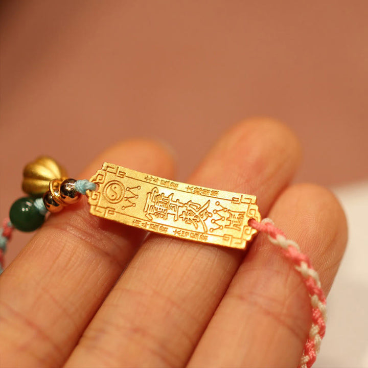 Buddha Stones925 スターリングシルバー ハンドメイド マルチカラー ストリング プロテクション 幸運のお守り 編み込みブレスレット