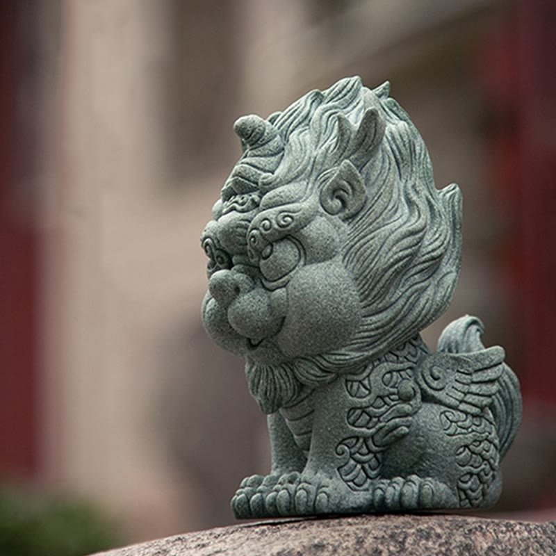 Buddha Stones風水 小型 貔貅 富と幸運 家の装飾