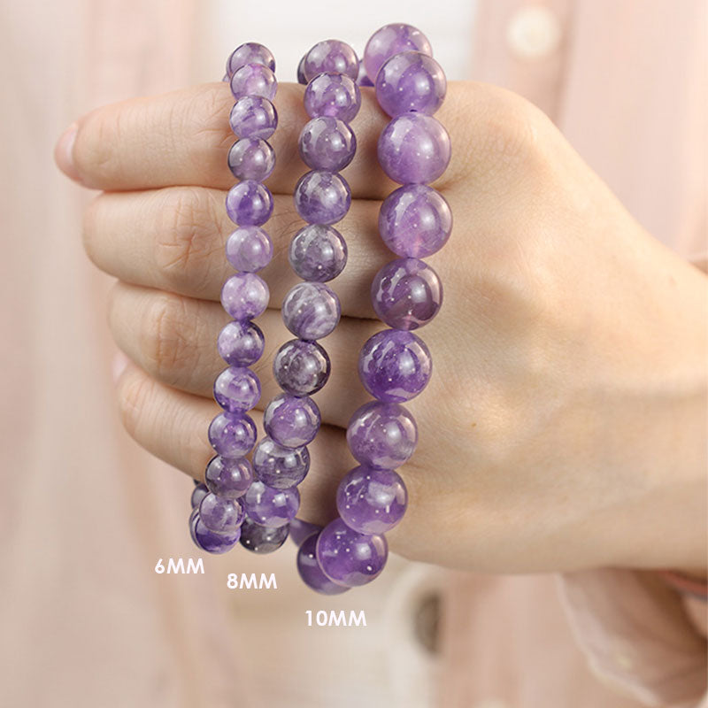 Buddha Stonesアメジスト浄化ブレスレット