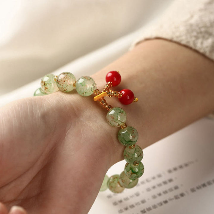 Buddha Stones琉璃ガラスビーズ 祝福 ハーモニーブレスレット