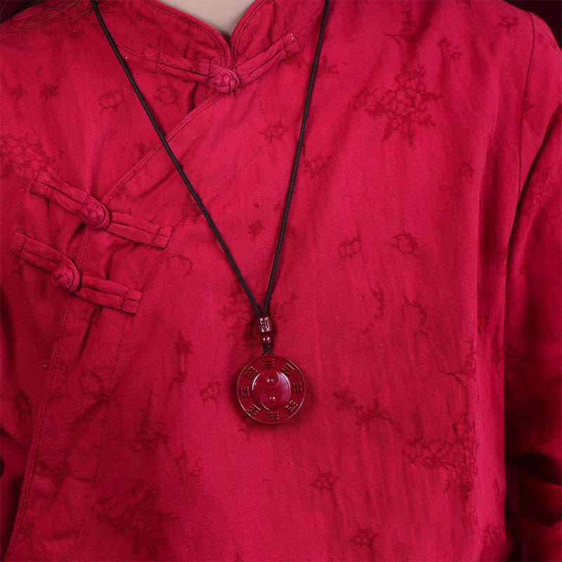 Buddha Stones辰砂 陰陽 八卦 祝福 ネックレス ペンダント - image 5
