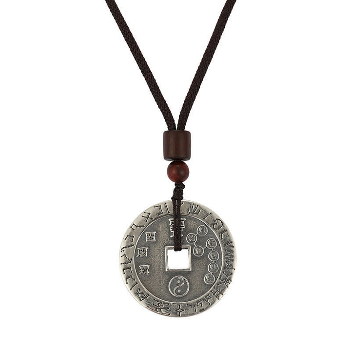Buddha Stones八卦 陰陽 銅貨 星 バランス エネルギー ネックレス ペンダント - image 9