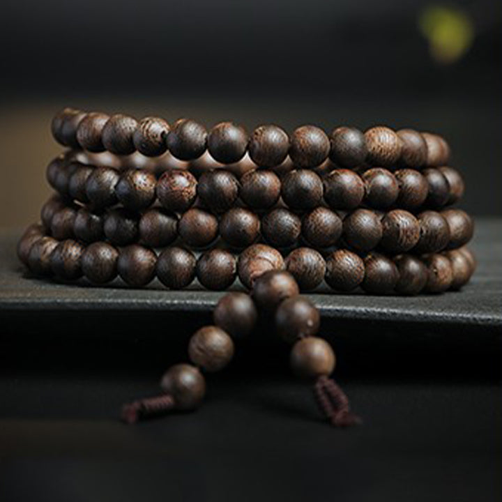Buddha Stones 108Mala沈香 平和 強さ 穏やか ブレスレット