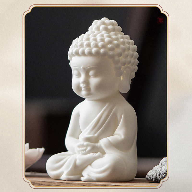 Buddha Stones蓮の花 如来 観音 観音 地蔵菩薩 瞑想 陶器 スティック 香炉 装飾