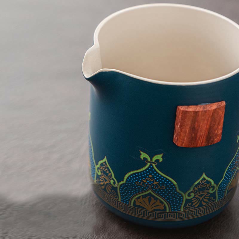 Buddha Stonesの花 中国 功夫陶器 ティーポット ポータブル アウトドア 旅行用 ティーセット バッグ - image 3