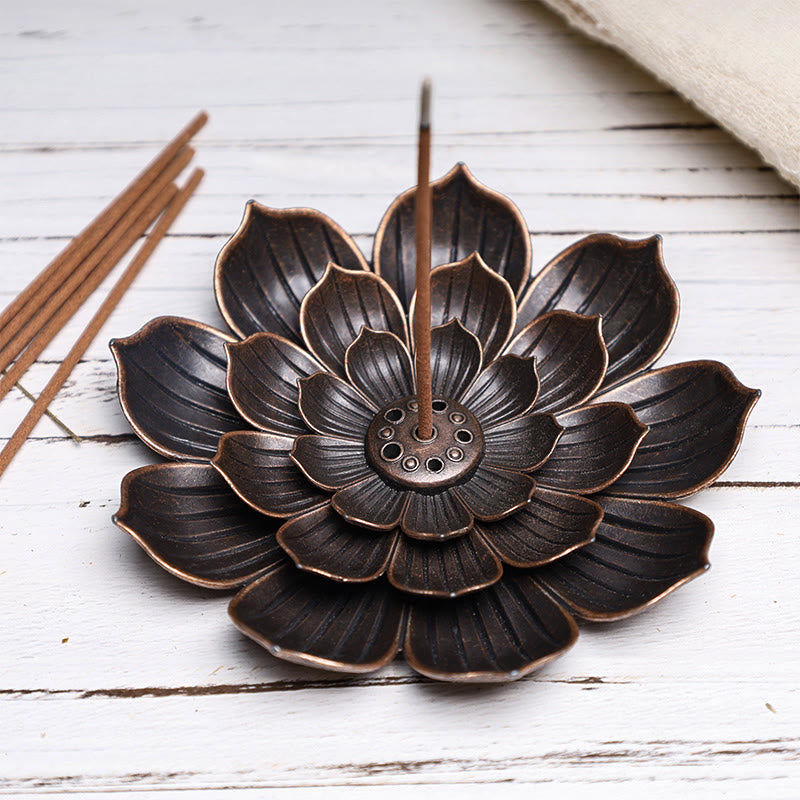 Buddha Stonesクリエイティブ六穴蓮香炉