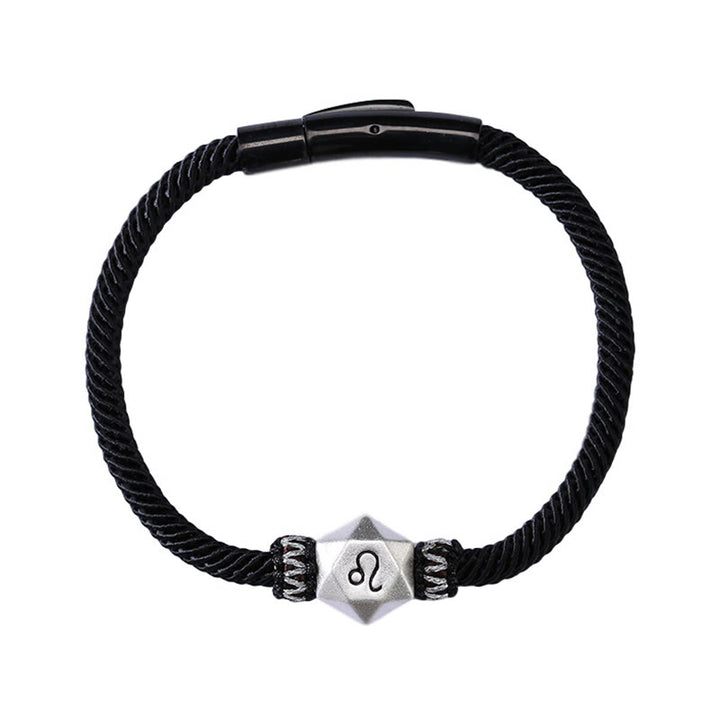 Buddha Stones999スターリングシルバー 12星座守護ハンドメイドストリングブレスレット