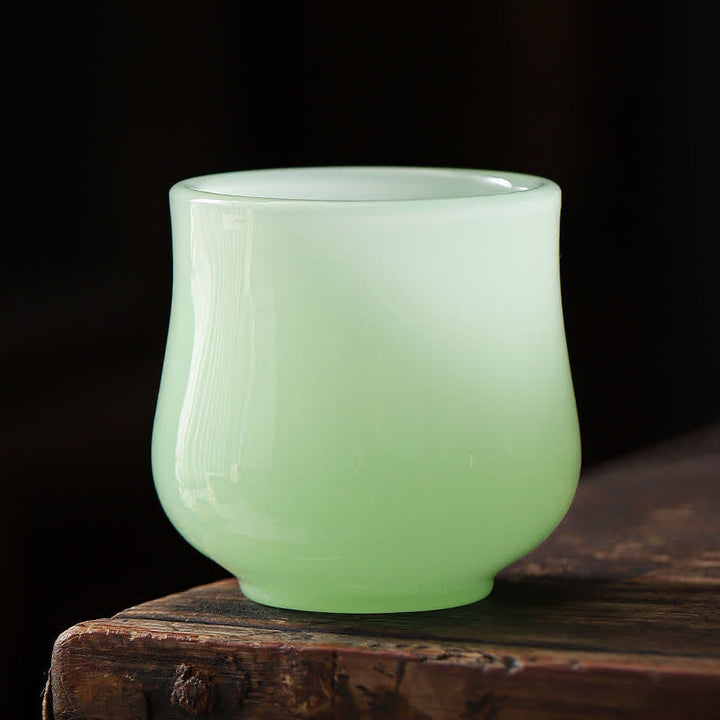 Buddha Stones蓮 龍 鳳凰 花 陶器 ティーカップ ティーカップ