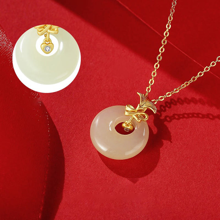 Buddha Stones925 スターリングシルバー 天然和田翡翠 カーネーション花 繁栄のネックレスペンダント - image 1