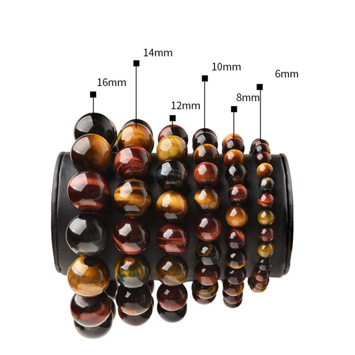 Buddha Stones天然タイガーアイ ポジティブプロテクションブレスレット