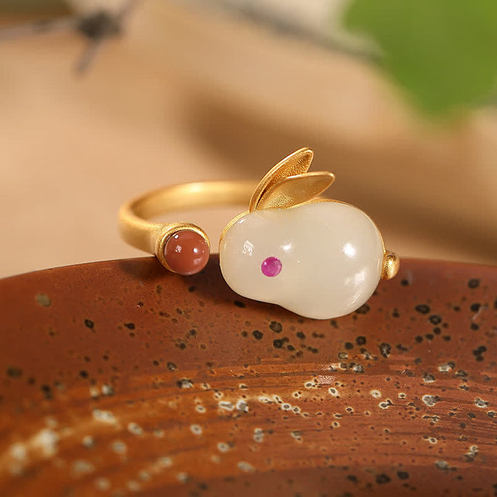 Buddha Stones925 スターリングシルバー 卯年 和田翡翠 幸運の指輪 イヤリング ネックレス ペンダント