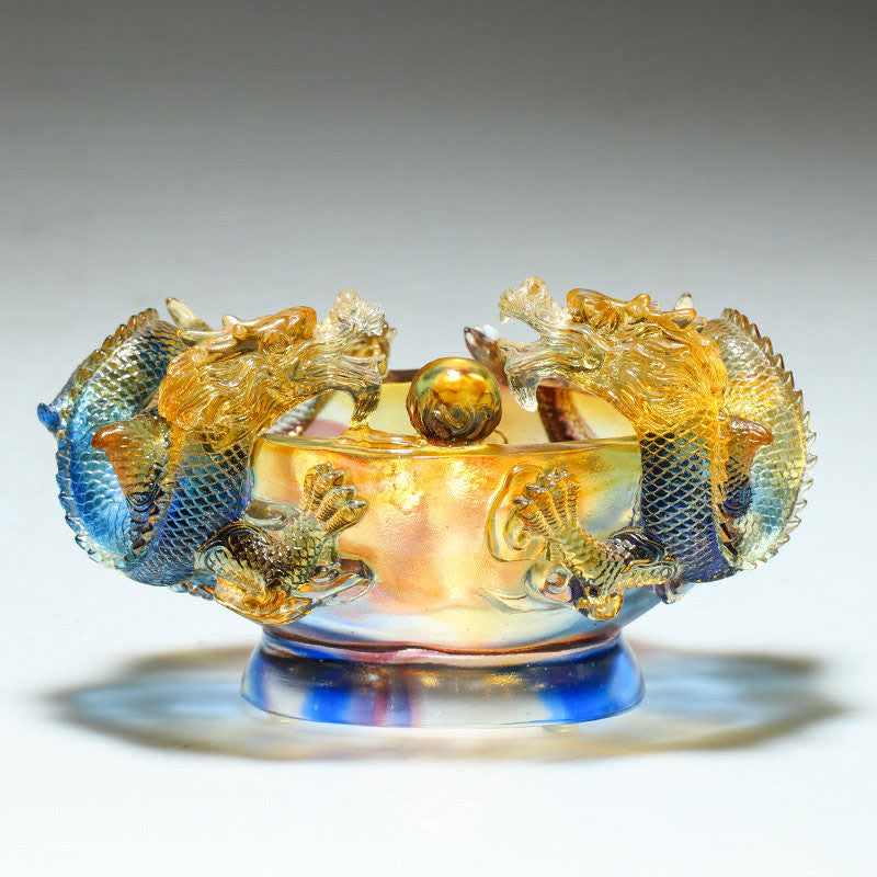 Buddha Stones風水 中国の十二支 龍 手作り 琉璃水晶 アートピース 守護 自宅 オフィス 装飾 - image 4